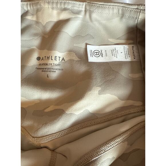 ATHLETA ELATION TIGHT CAMOUFLAGE SIZE L LARGE - Picture 3 of 3